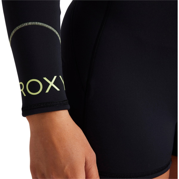2026 Roxy Frauen Swell Series 2mm Langärmel Rückenreißverschluss Frühlingsanzug Neoprenanzug ERJW403054 - Egret Mo Rockin Vibes